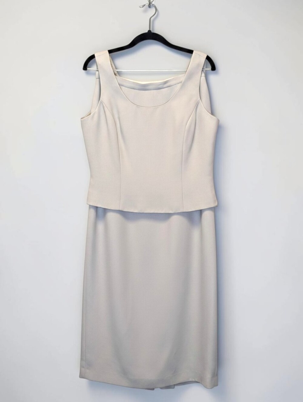 Albert Nipon Champagne Beige 2 Piece Formal Maxi Skirt Set 10